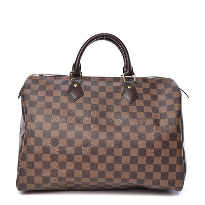 Louis Vuitton Damier Ebene Speedy 35 1 of 10