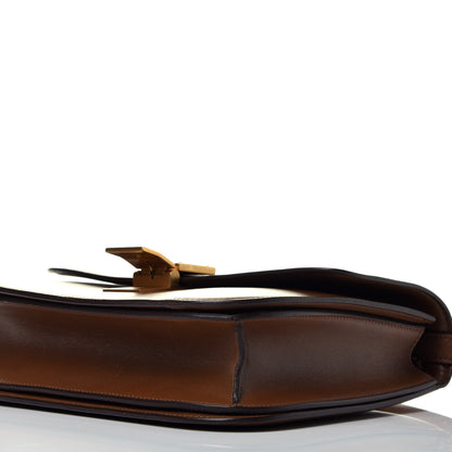 Celine Natural Calfskin Medium Classic Box Flap Bag Tan 8 of 8