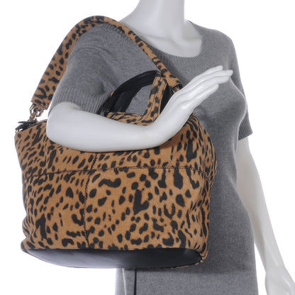Givenchy Calfskin Leopard Print Medium Nightingale 2 of 9