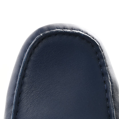 Gucci Soft Clove Calfskin Mens Interlocking G Driver Loafers 8 Royale 10 of 12