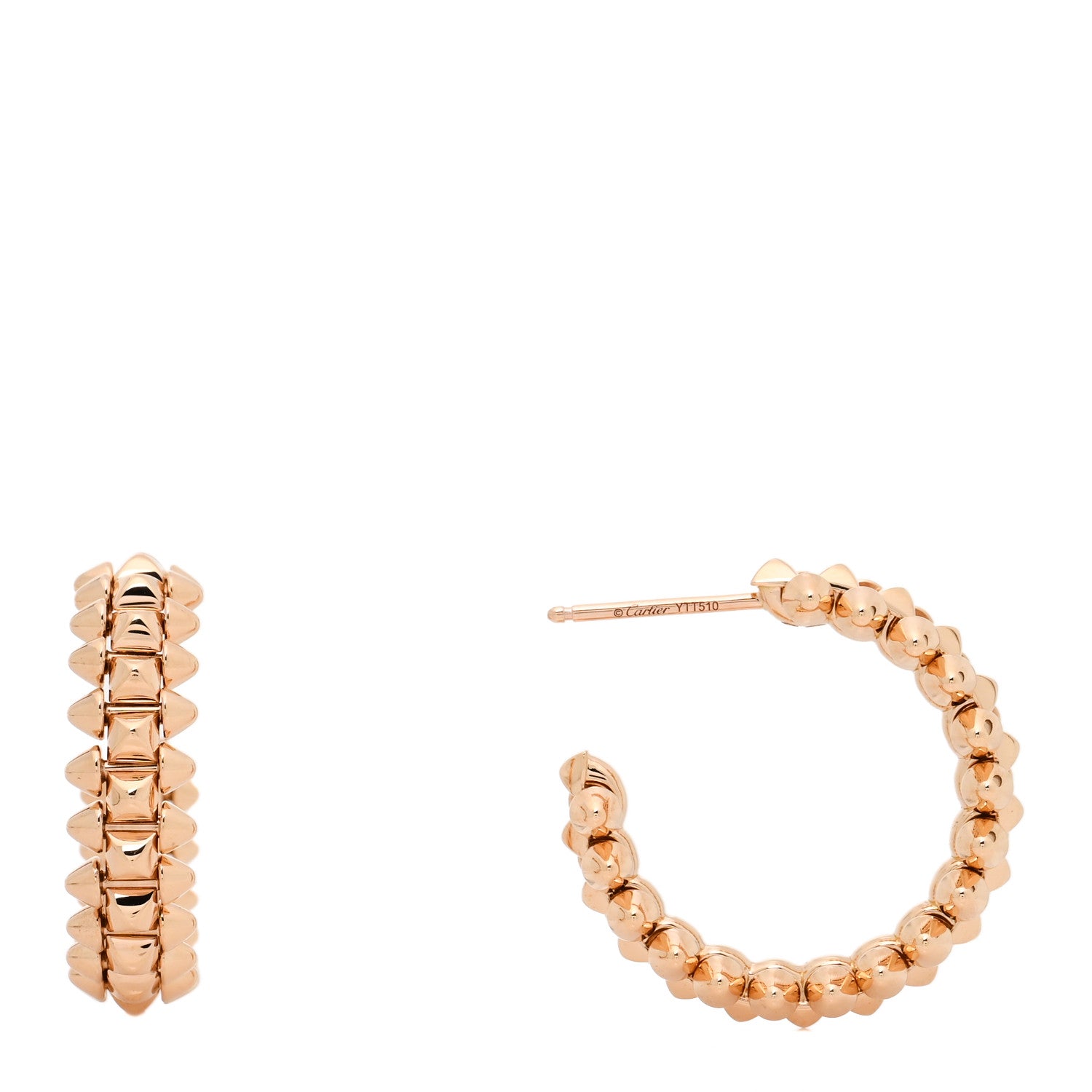 Cartier 18K Pink Gold Small Clash de Cartier Earrings 1 of 5