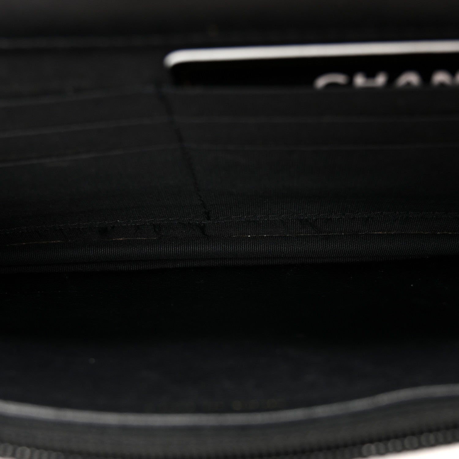Chanel Lambskin Quilted Boy Wallet On Chain WOC Black 5 of 11