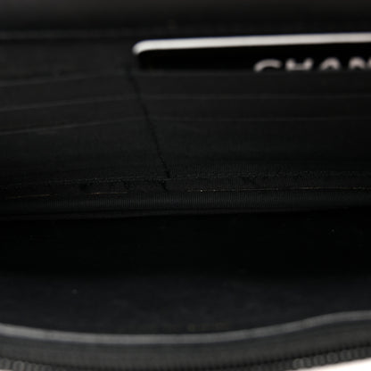 Chanel Lambskin Quilted Boy Wallet On Chain WOC Black 5 of 11