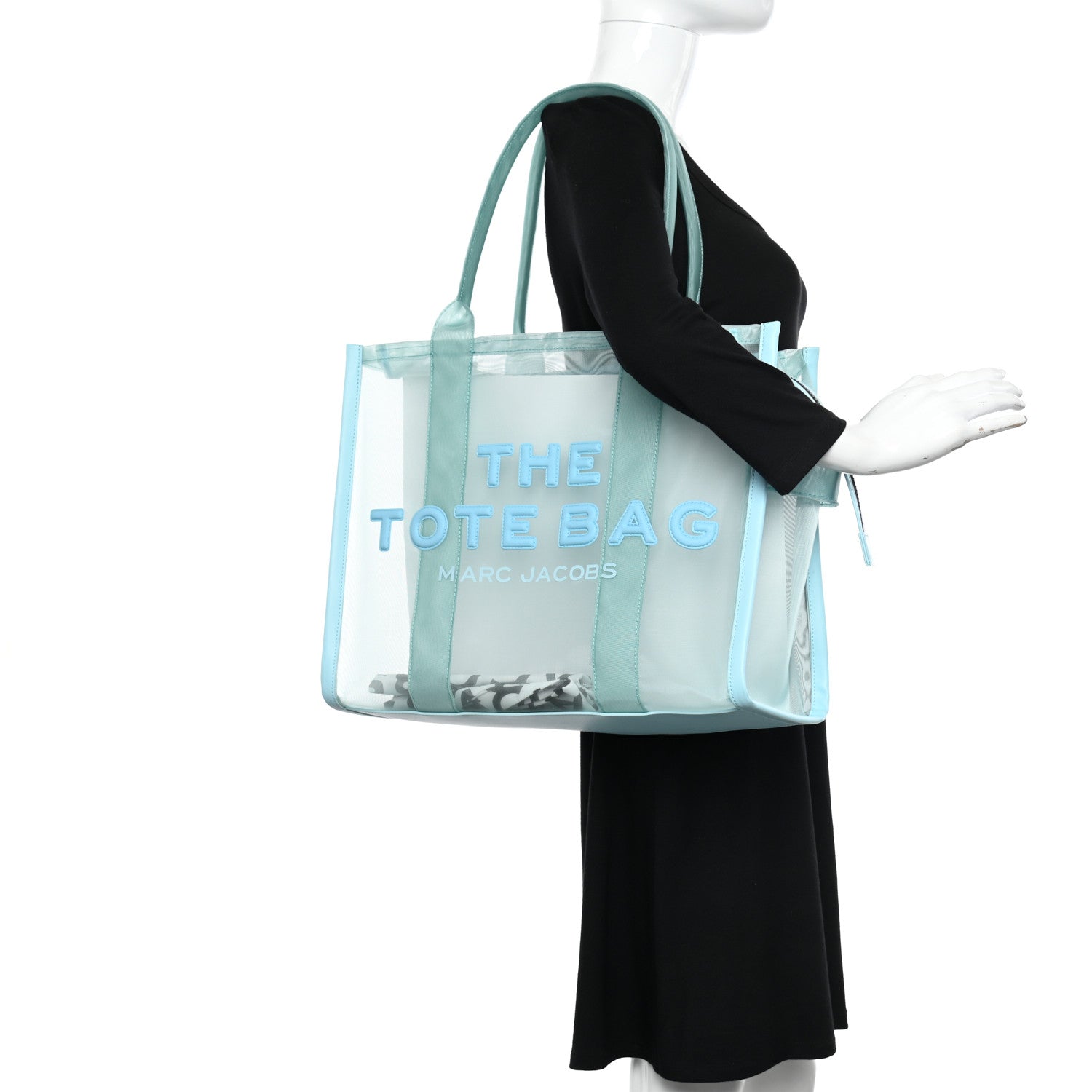 Marc Jacobs Nylon The Mesh Large Tote Bag Pale Blue 2 of 11