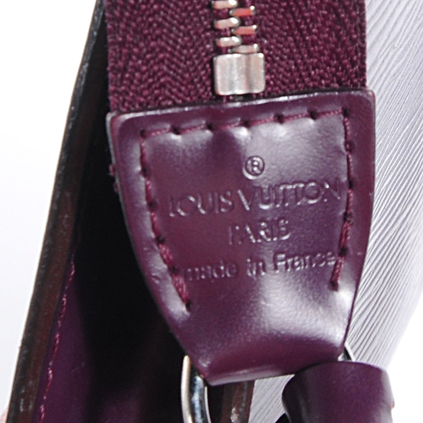 Epi Pochette Accessories 24 Cassis Purple