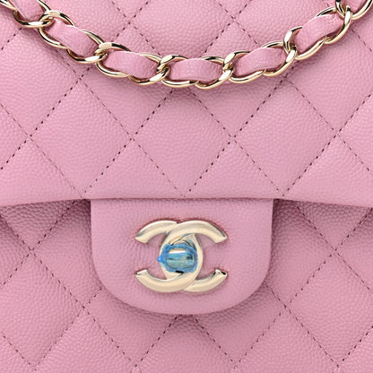 Chanel Caviar Quilted Small Double Flap Pink 8 of 11