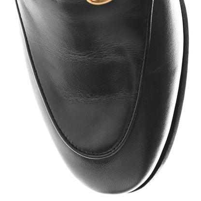 Gucci Lambskin Womens Brixton Horsebit Loafers 37 Black 11 of 12