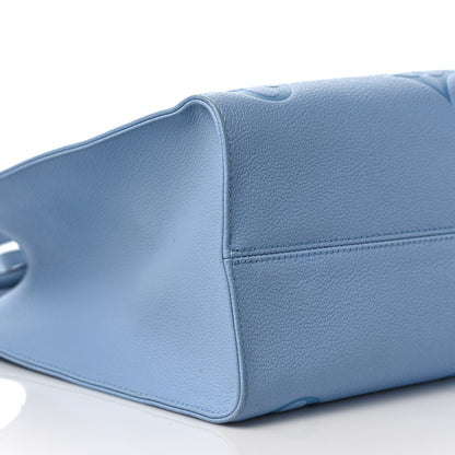 Louis Vuitton Empreinte Monogram Giant By The Pool Onthego MM Summer Blue 7 of 8