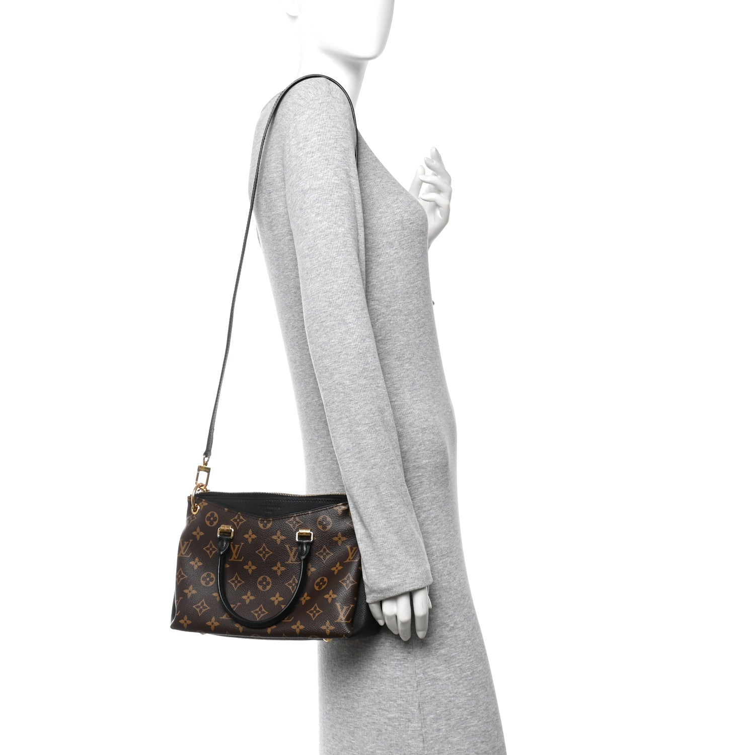 Louis Vuitton Monogram Pallas Full BB Black 2 of 10