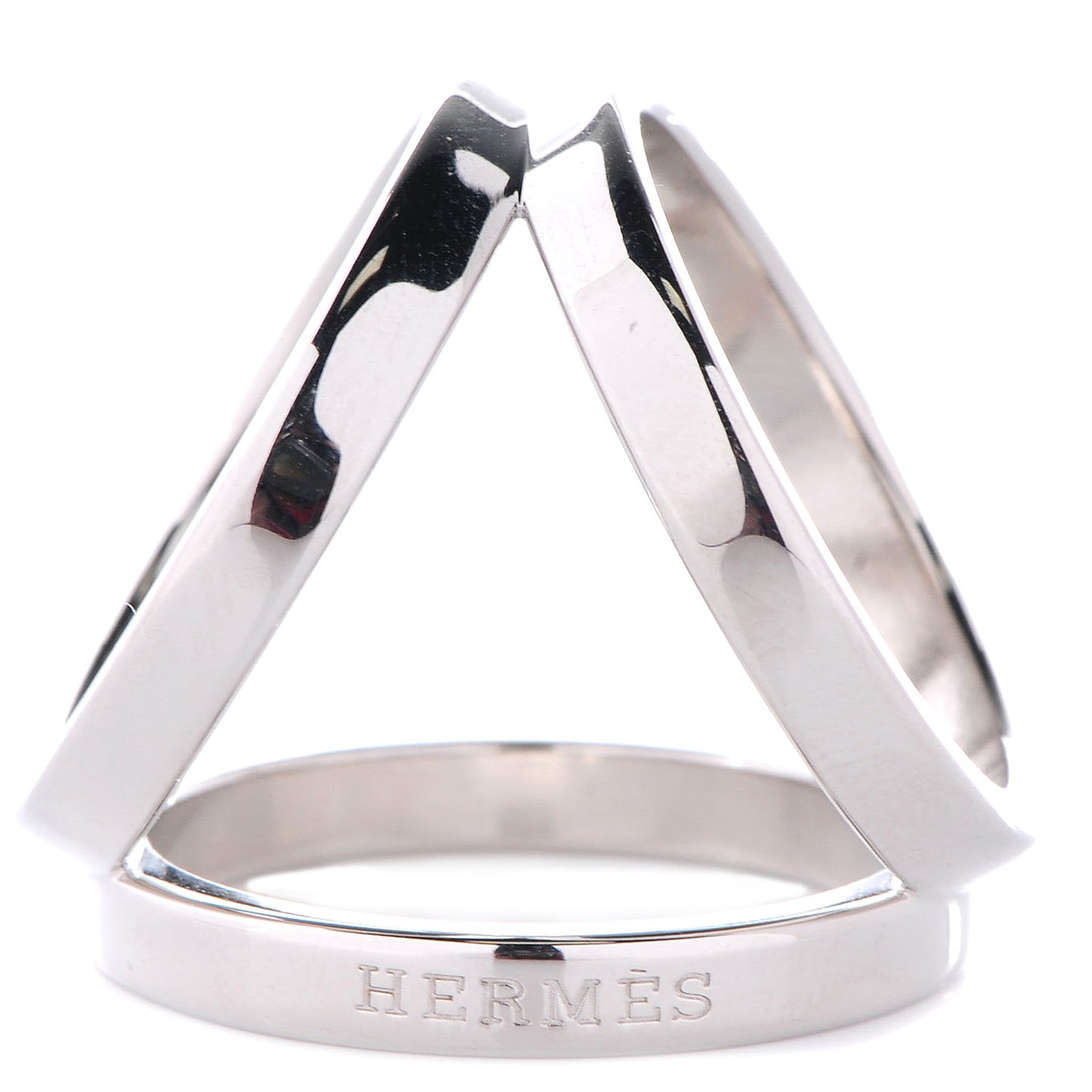 Palladium Trio Scarf Ring