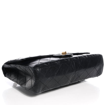 Chanel Aged Calfskin Quilted 50th Anniversary 2.55 Reissue 227 Flap Black 4 of 9