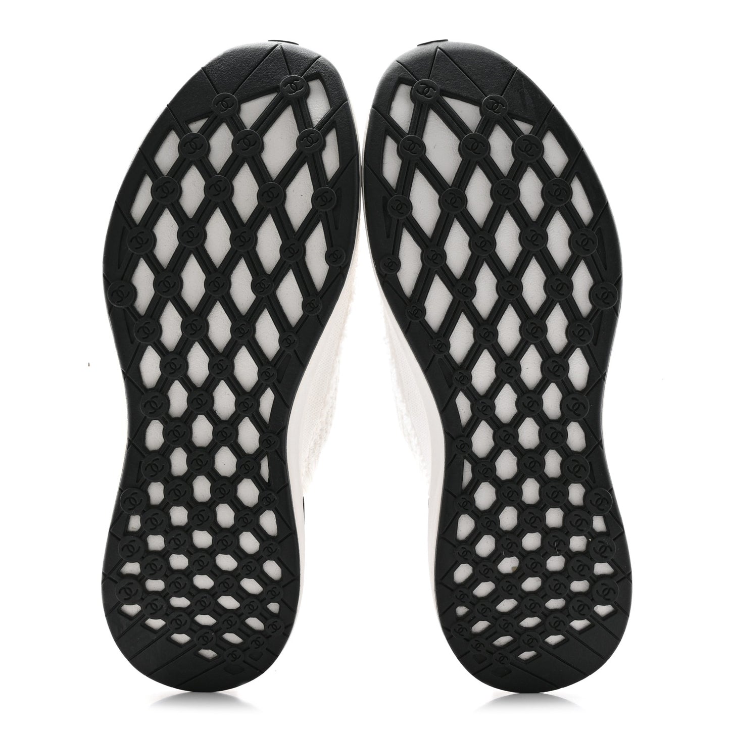 Fabric Logo Sneakers 36.5 White