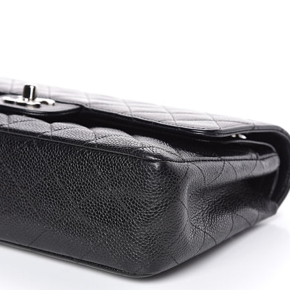 Chanel Caviar Quilted Medium Double Flap Black 9 of 16