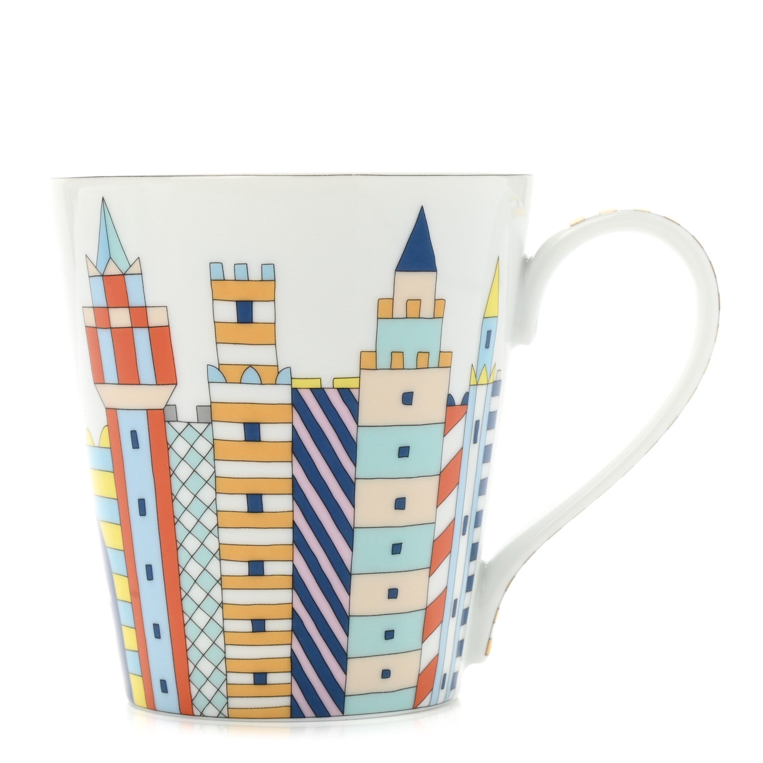 Hermes Porcelain Epopee Mug 3 of 7