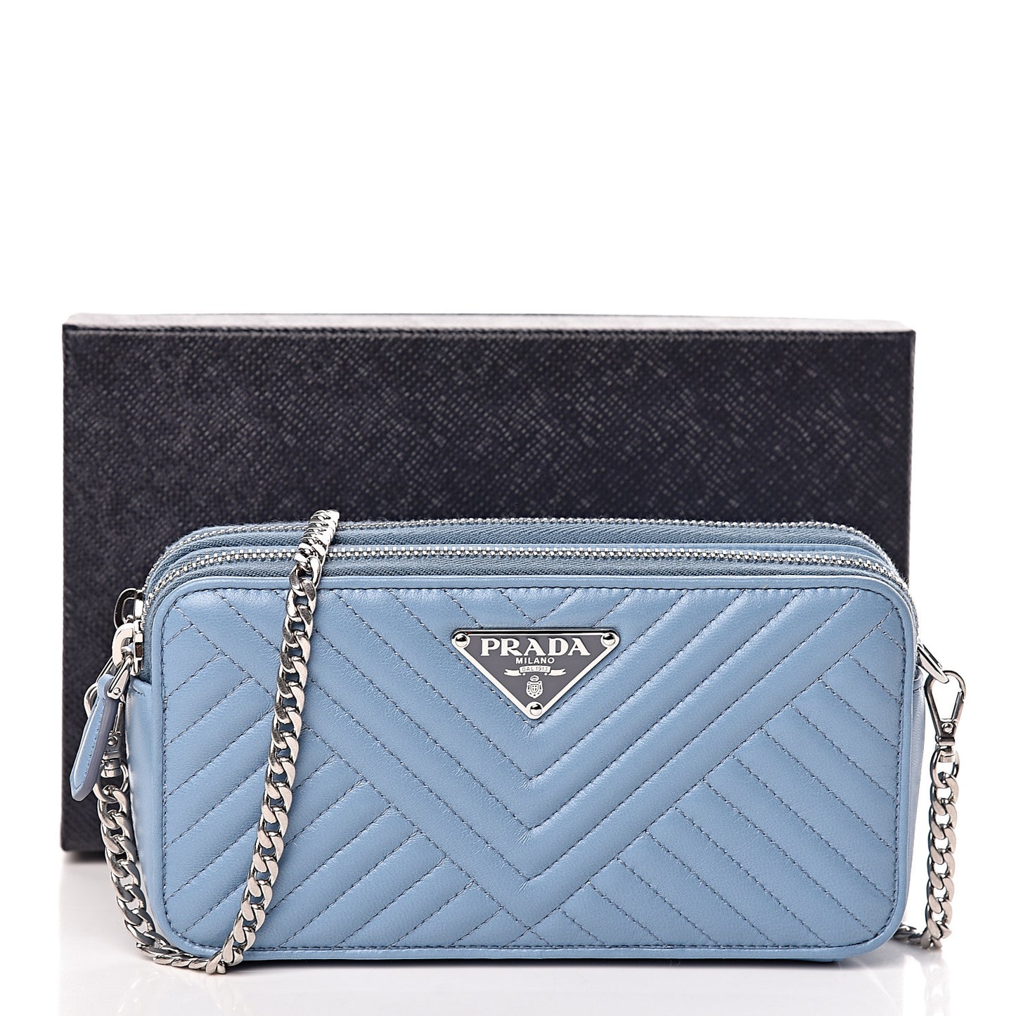 Nappa Impunture Mini Shoulder Bag Astrale