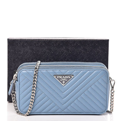 Prada Nappa Impunture Mini Shoulder Bag Astrale 13 of 13