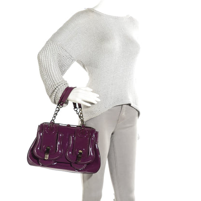Fendi Patent B Bag Purple 3 of 10