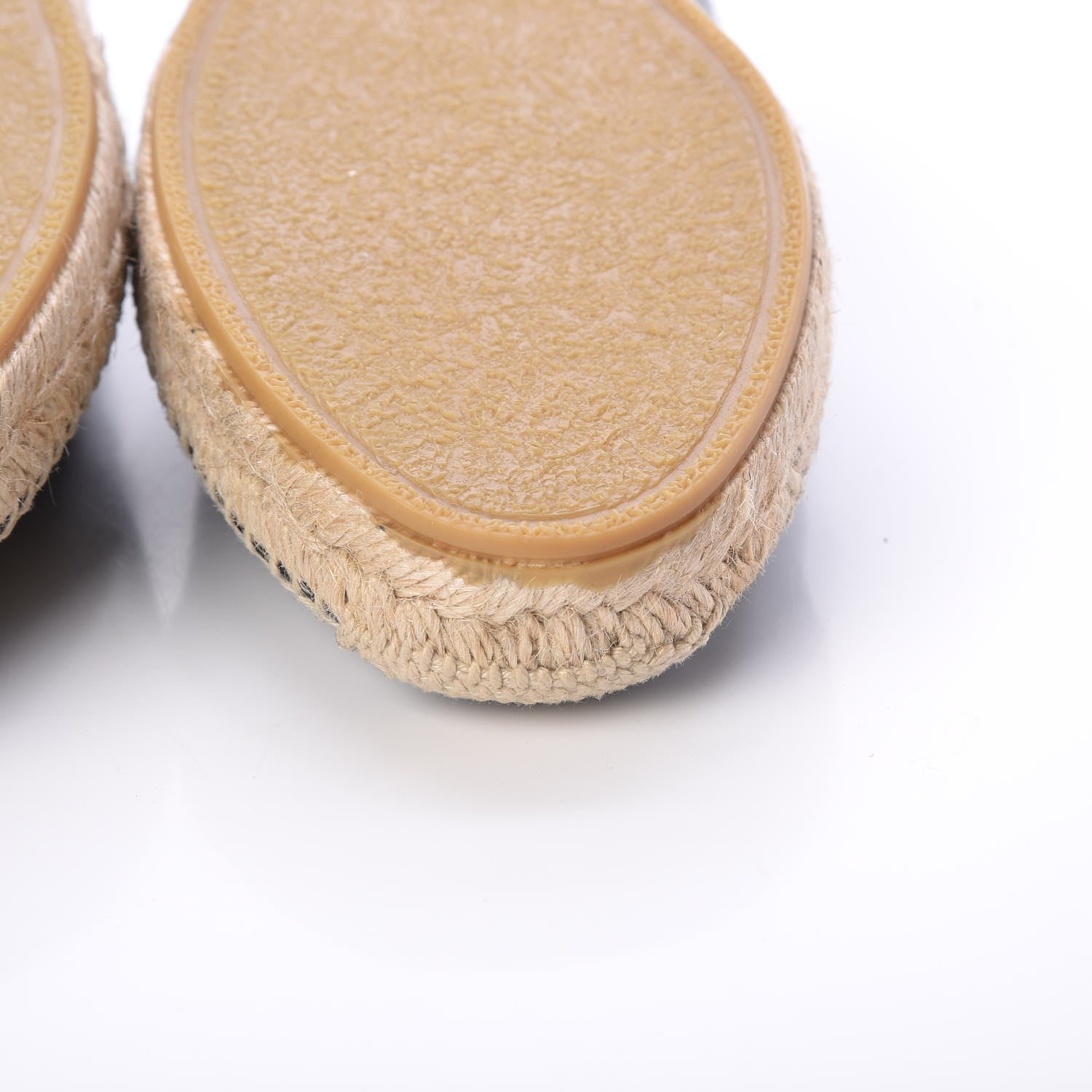 Saint Laurent Lambskin Monogram Espadrilles 39 Black 12 of 13