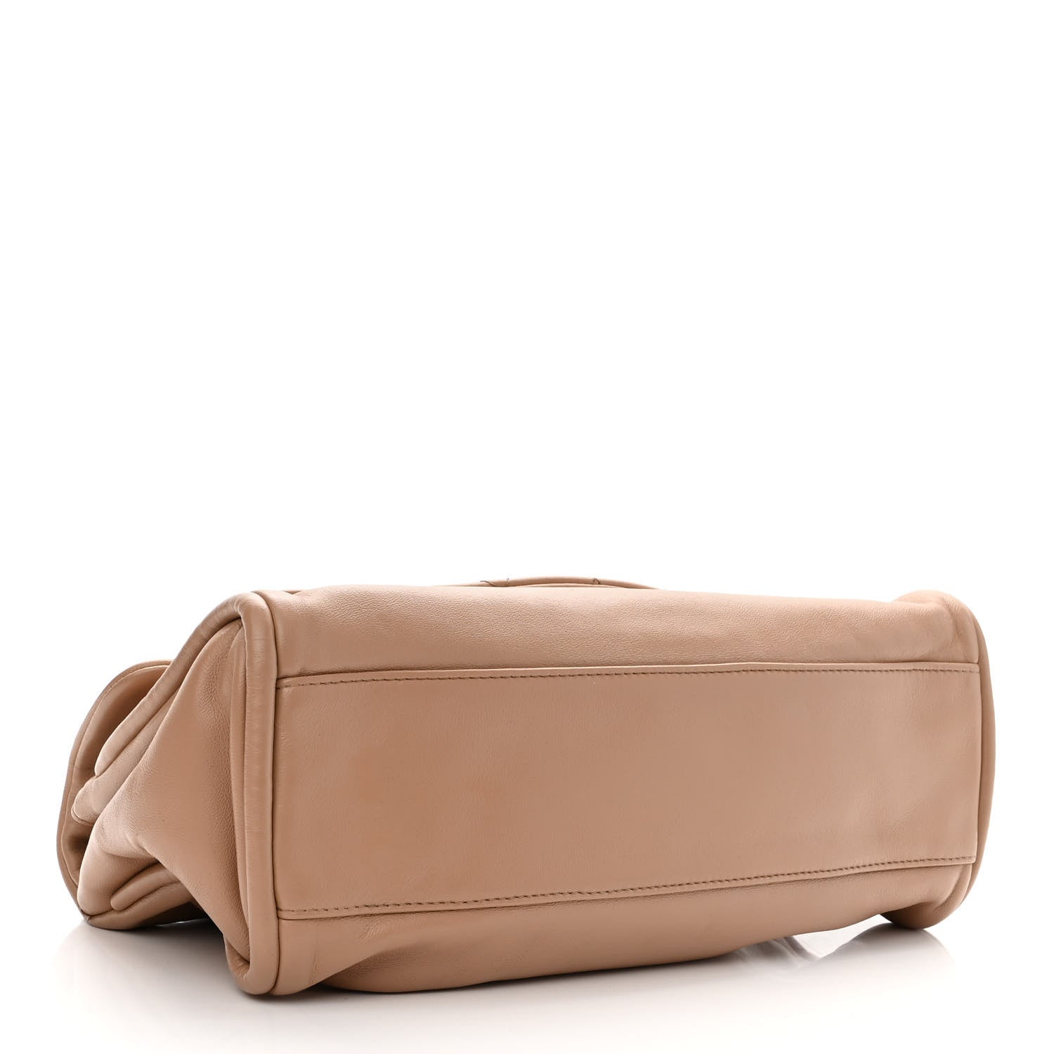 Chanel Lambskin Quilted Large Mademoiselle Double Flap Light Brown 4 of 10