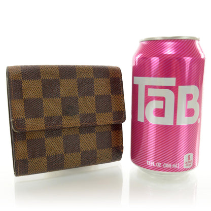 Louis Vuitton Damier Ebene Elise Wallet 2 of 8