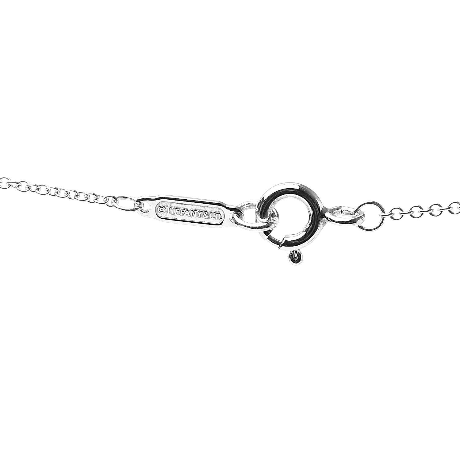Tiffany Sterling Silver Twist Heart Pendant Necklace 6 of 7