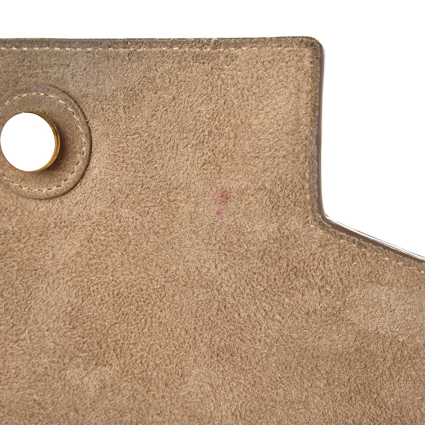 Grained Calfskin Micro Belt Bag Light Taupe