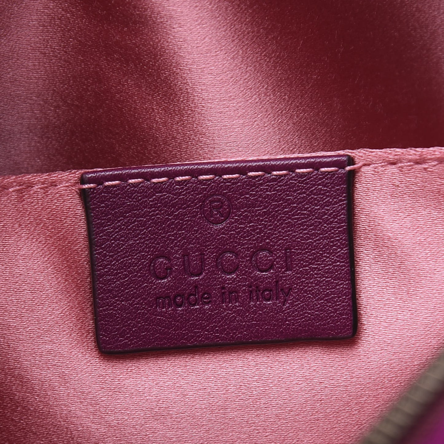Velvet Matelasse GG Marmont Belt Bag 85 34 Fuchsia Violet Cyclamen
