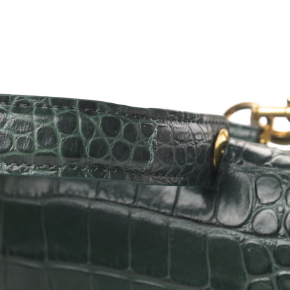 Celine Calfskin Crocodile Embossed Micro Belt Bag Amazone 10 of 11