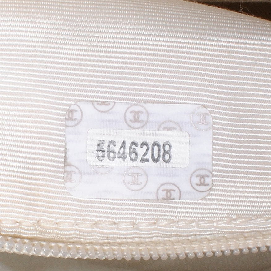 Chanel Straw Bag Tortoise CC Lock 9 of 10