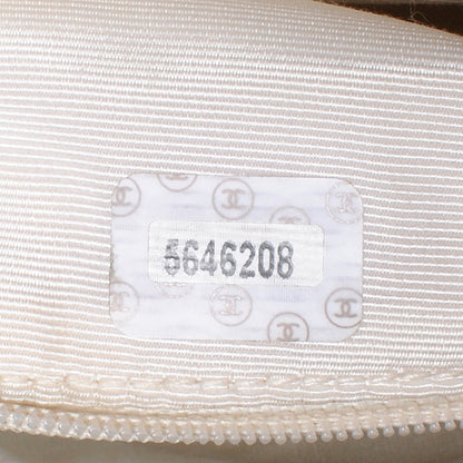 Chanel Straw Bag Tortoise CC Lock 9 of 10