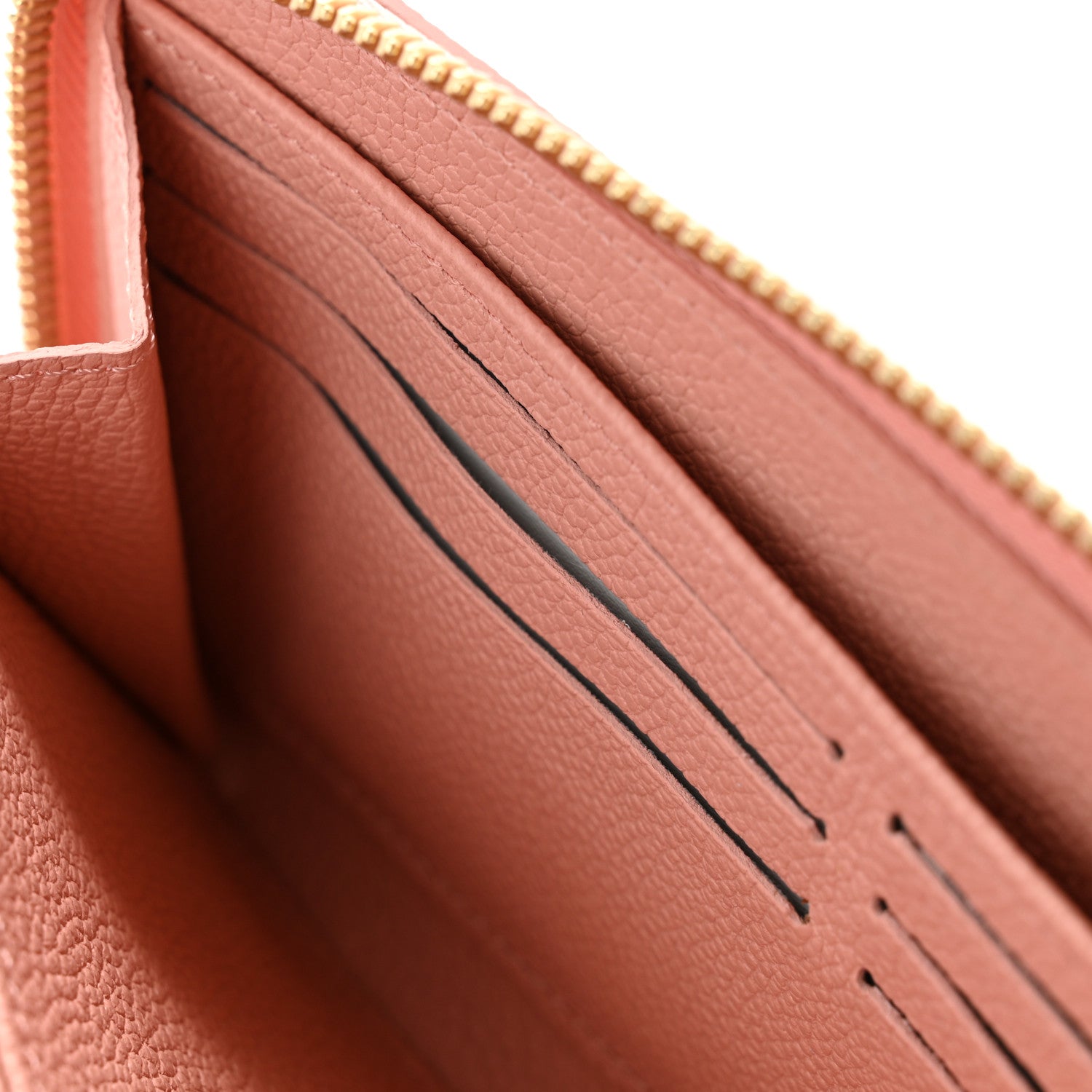 Louis Vuitton Empreinte Monogram Giant Zippy Wallet Rose Trianon Creme 7 of 8