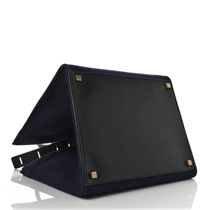 Celine Felt Medium Phantom Luggage Navy 4 of 8