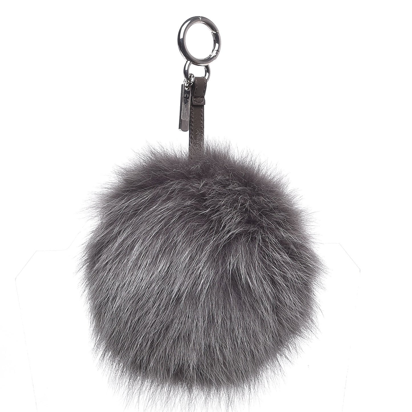 Fox Fur S ABCharm Bag Charm Grey Yellow