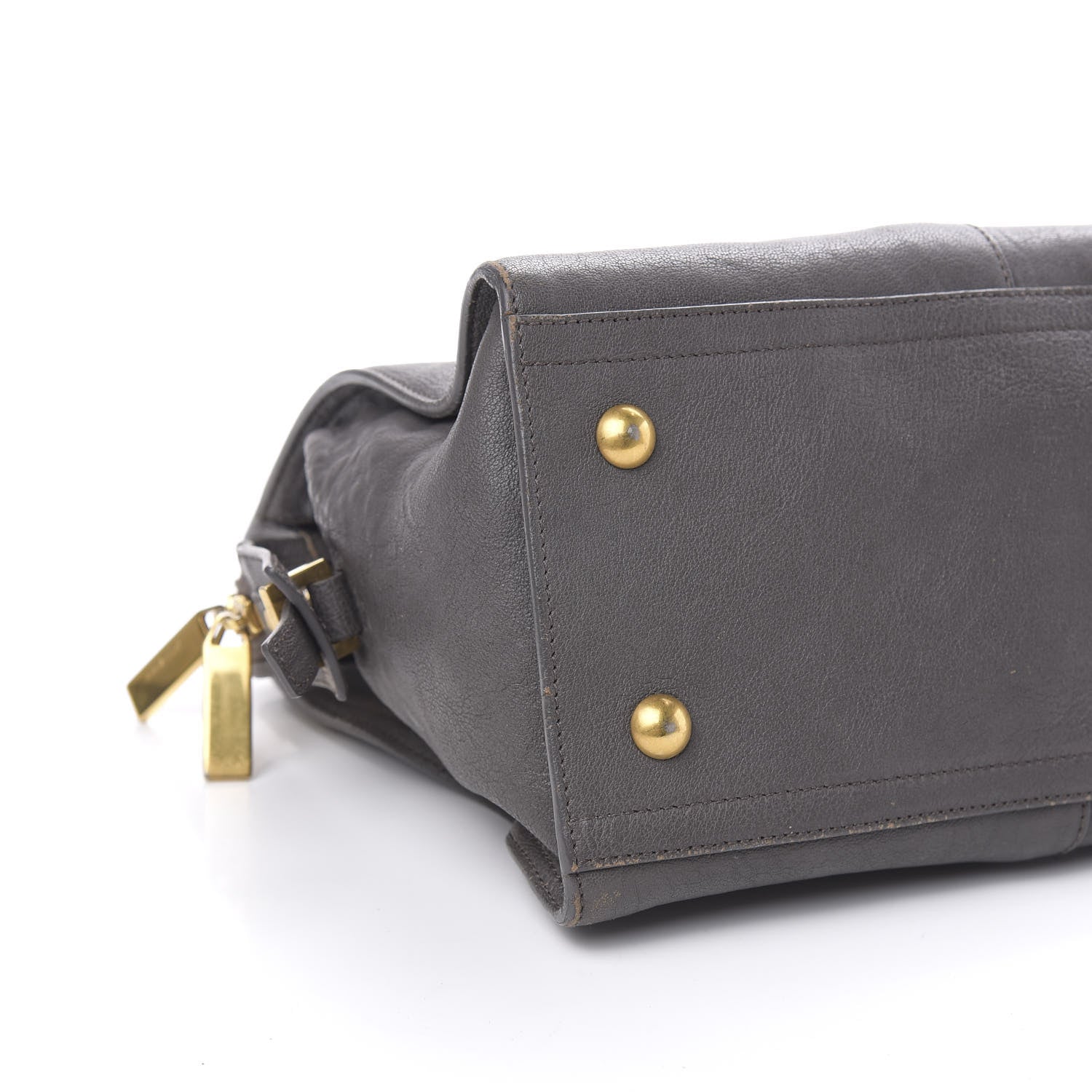 Saint Laurent Sheepskin Small Cabas ChYc Grey 8 of 11