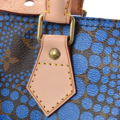 Louis Vuitton Monogram Kusama Town Speedy 30 Blue 14 of 14