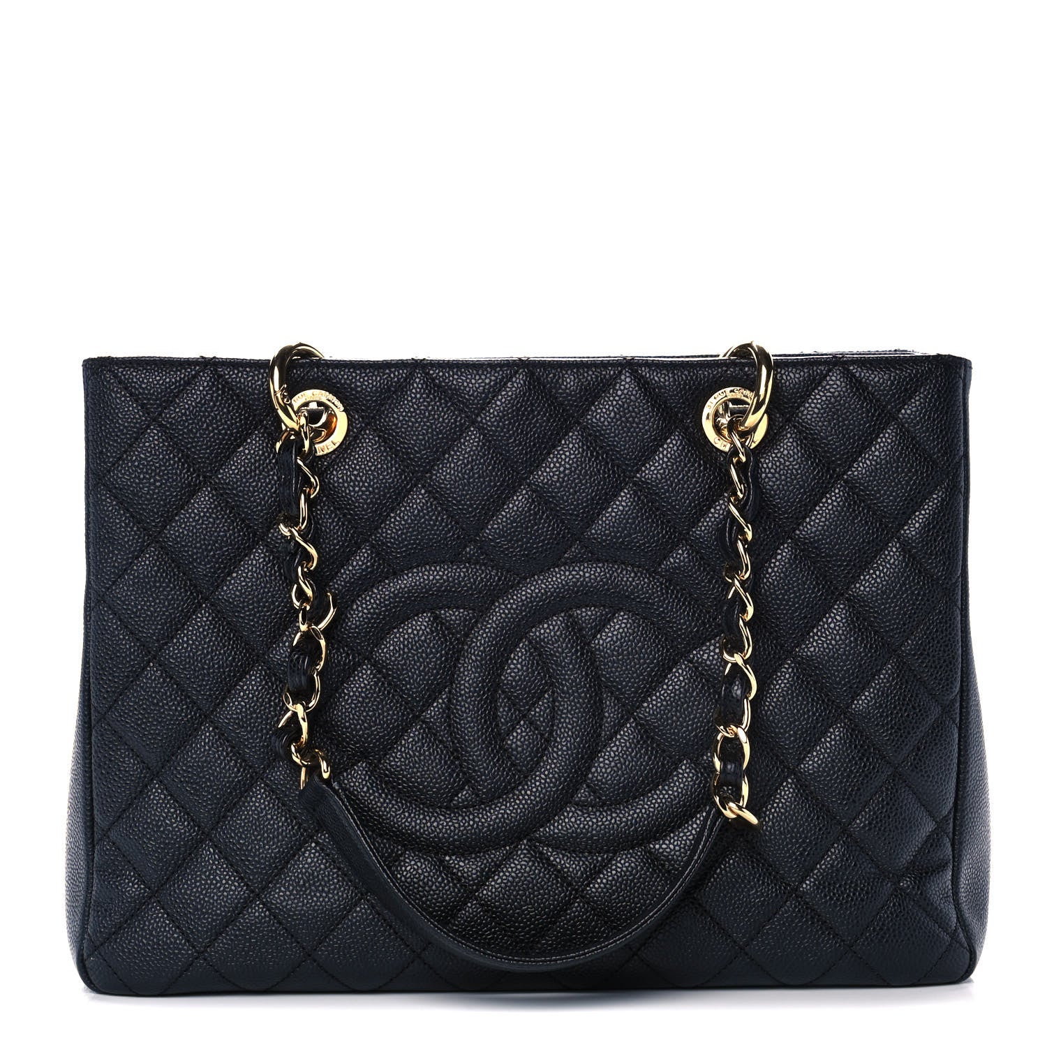 Chanel Caviar Quilted Grand Shopping Tote GST Black 1 of 13