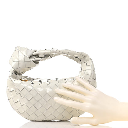 Bottega Veneta Patent Nappa Intrecciato Mini Jodie White 2 of 9