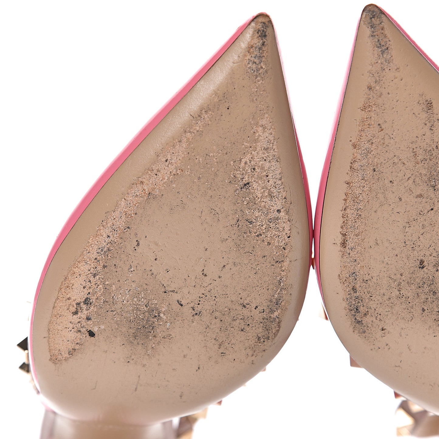 Patent Rockstud Ankle Strap Pumps 37.5 Pink Poudre