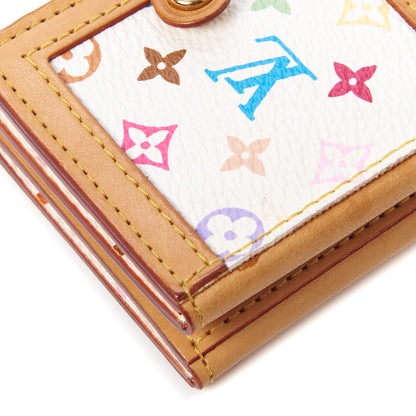 Louis Vuitton Monogram Multicolor 4 Photo Frame Wallet White 6 of 9