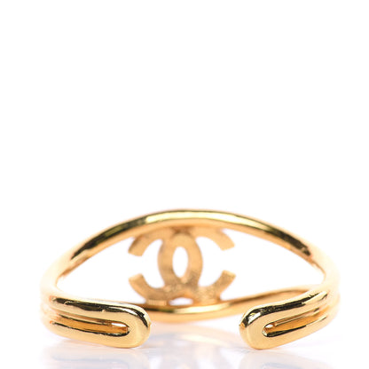 Chanel CC Cuff Gold 3 of 5