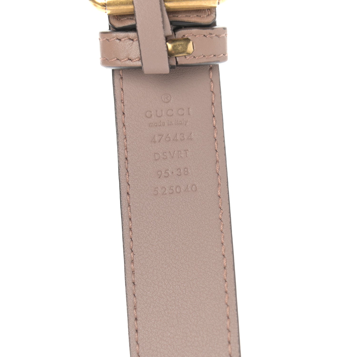 Gucci Calfskin Matelasse GG Marmont Belt Bag 95 38 Porcelain Rose 8 of 10