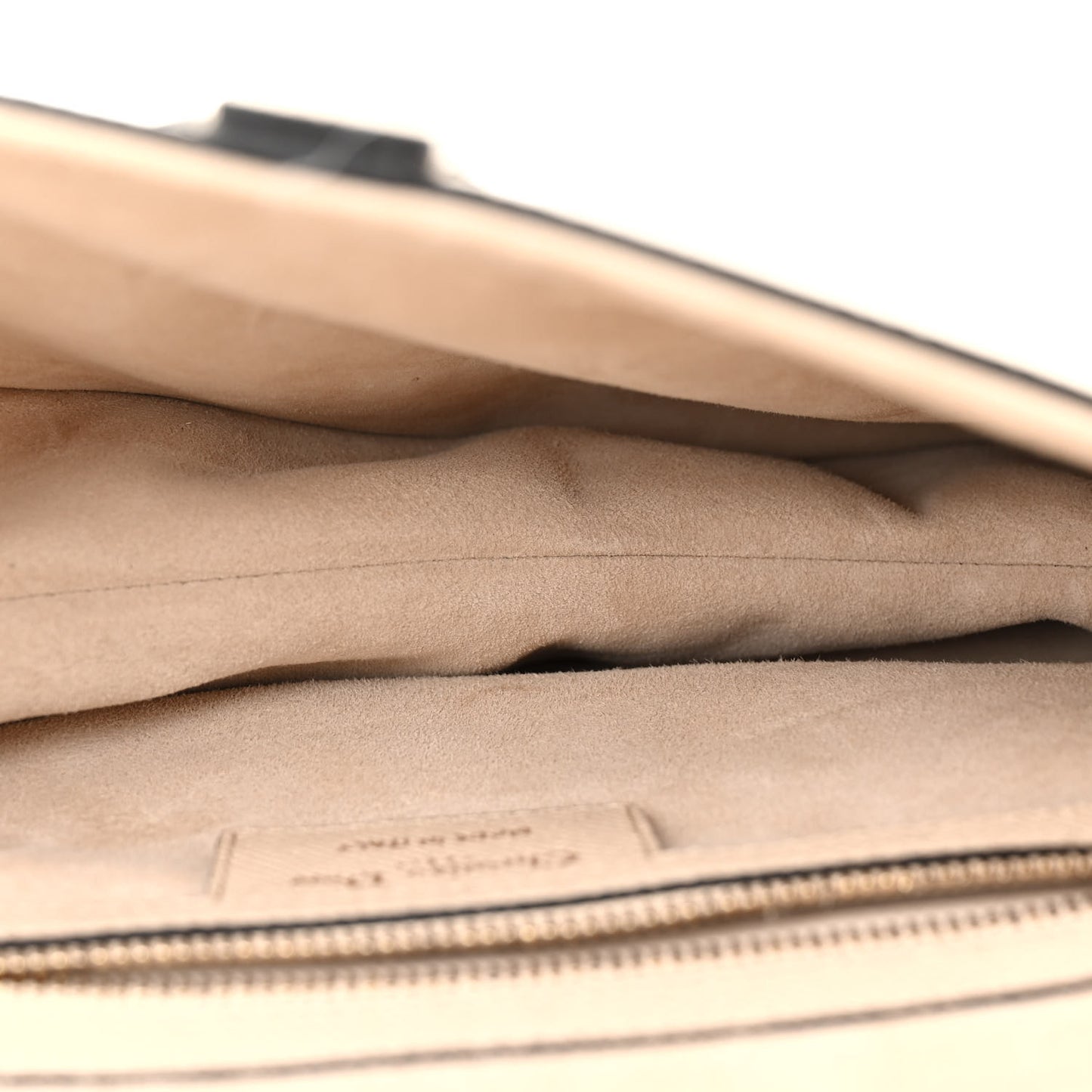 Grained Calfskin Saddle Bag With Strap Hazelnut