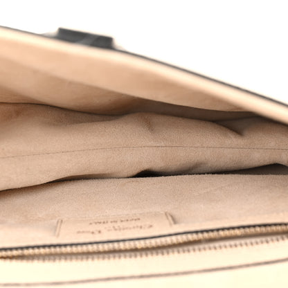 Christian Dior Grained Calfskin Saddle Bag With Strap Hazelnut 5 of 11