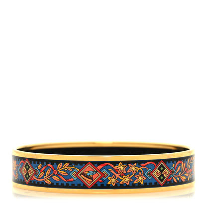 Hermes Enamel Printed Musique des Dieux Medium Bracelet 4 of 6
