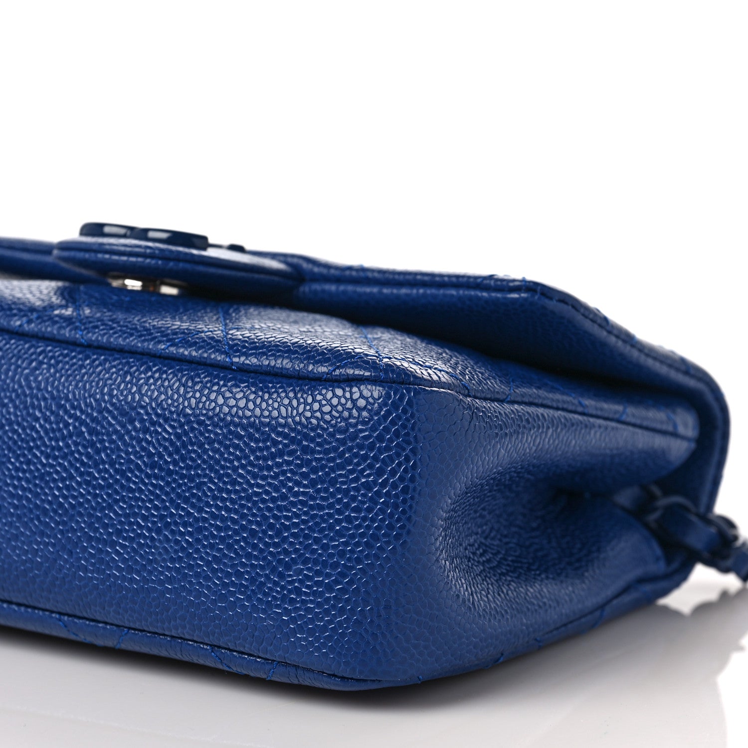 Chanel Caviar Quilted Incognito Mini Square Flap Dark Blue 9 of 9