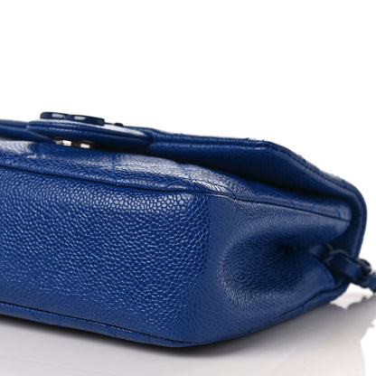 Chanel Caviar Quilted Incognito Mini Square Flap Dark Blue 9 of 9