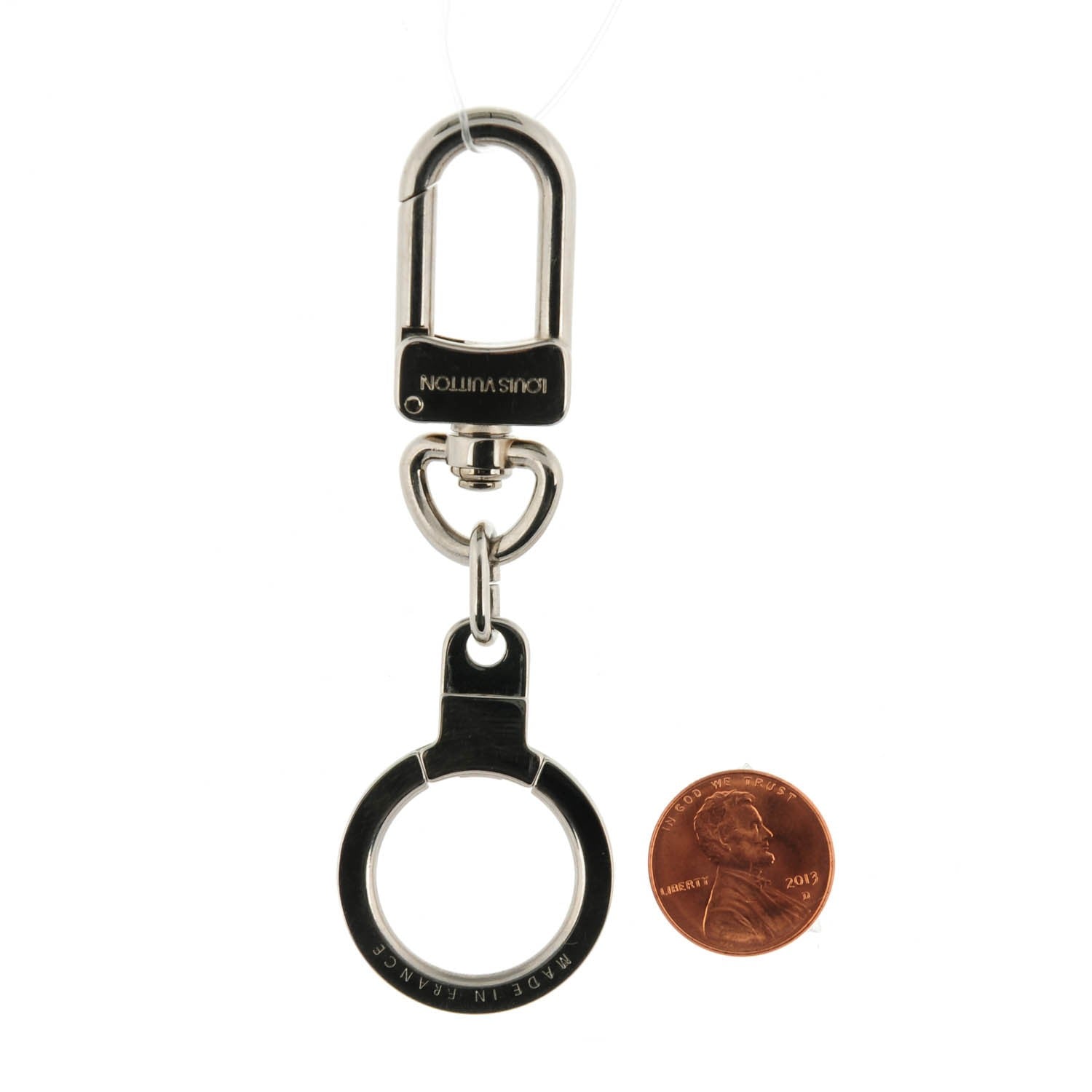 Louis Vuitton Pochette Extender Key Ring Silver 2 of 4