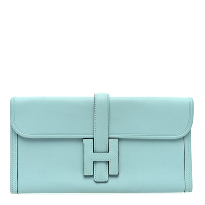 Hermes Swift Jige Elan 29 Clutch Bleu Atoll 1 of 10