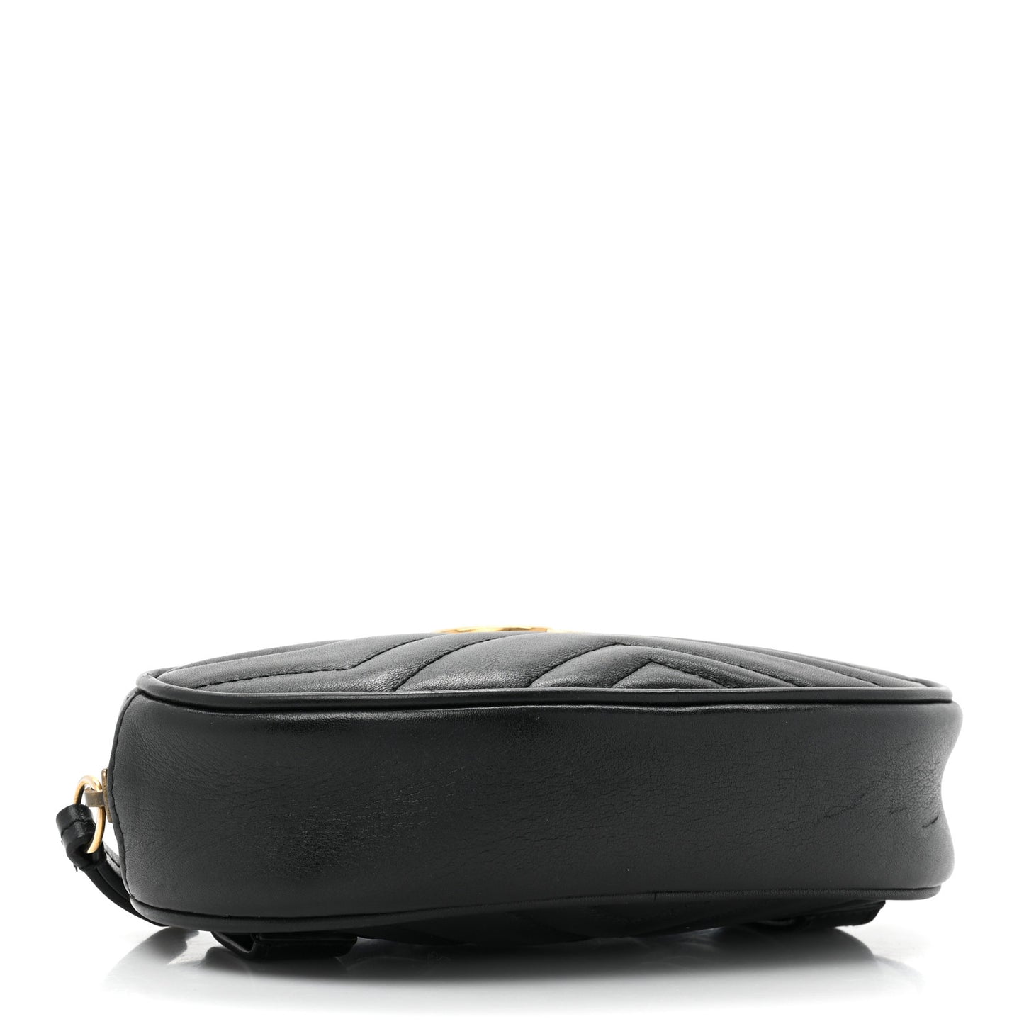 Calfskin Matelasse GG Marmont Belt Bag 95 38 Black