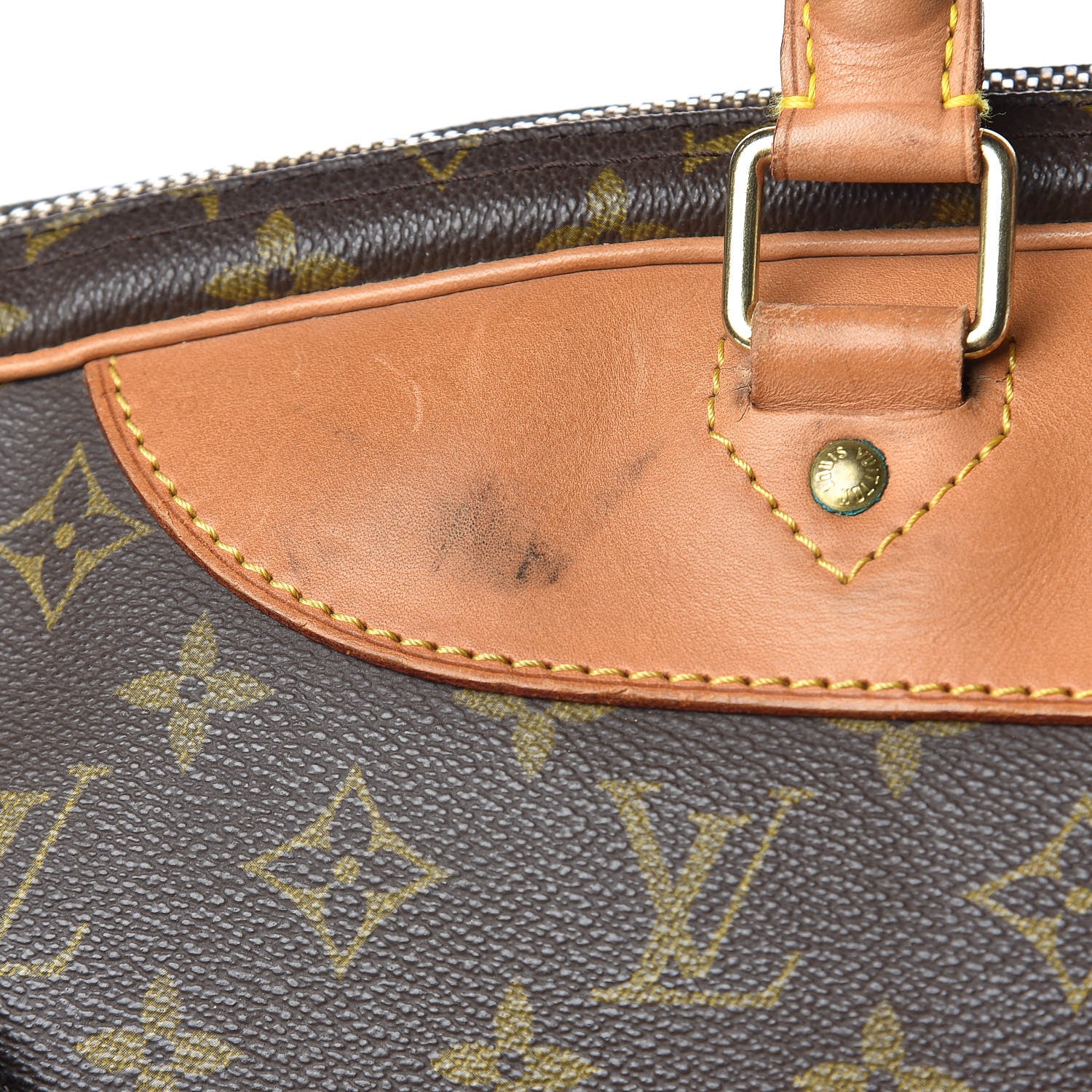 Louis Vuitton Monogram Alize 2 Compartment Luggage Travel Bag 17 of 34